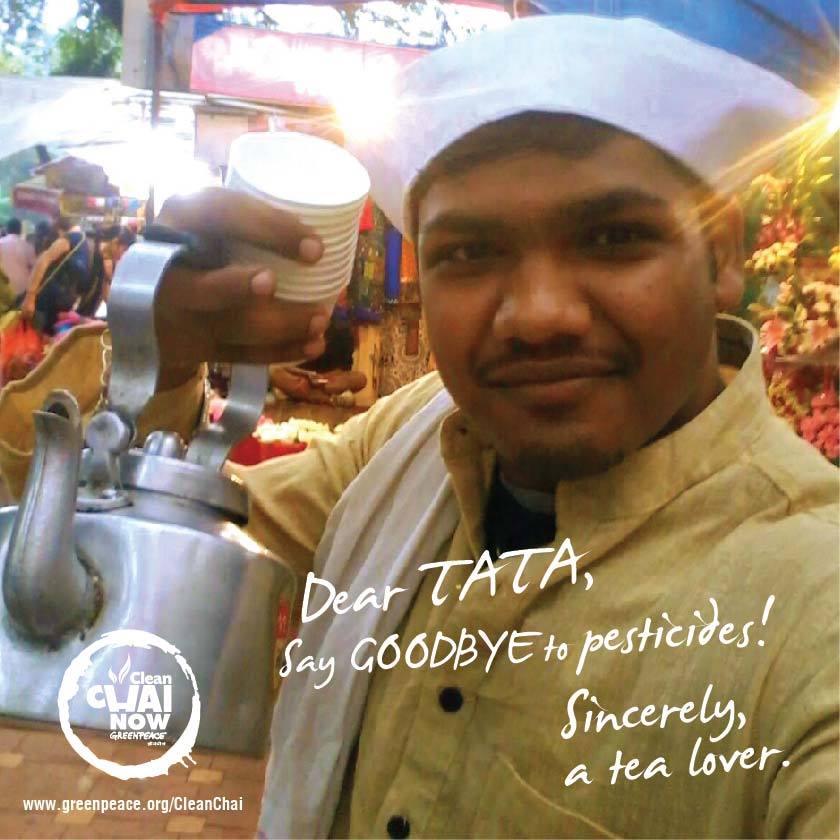 ChaittanyaKumar's tweet photo. On the occasion of #InternationalTeaDay, how I helped to #CleanourChai in #CleanChai campaign by @greenpeaceindia. https://t.co/Uq1IDwkFc0