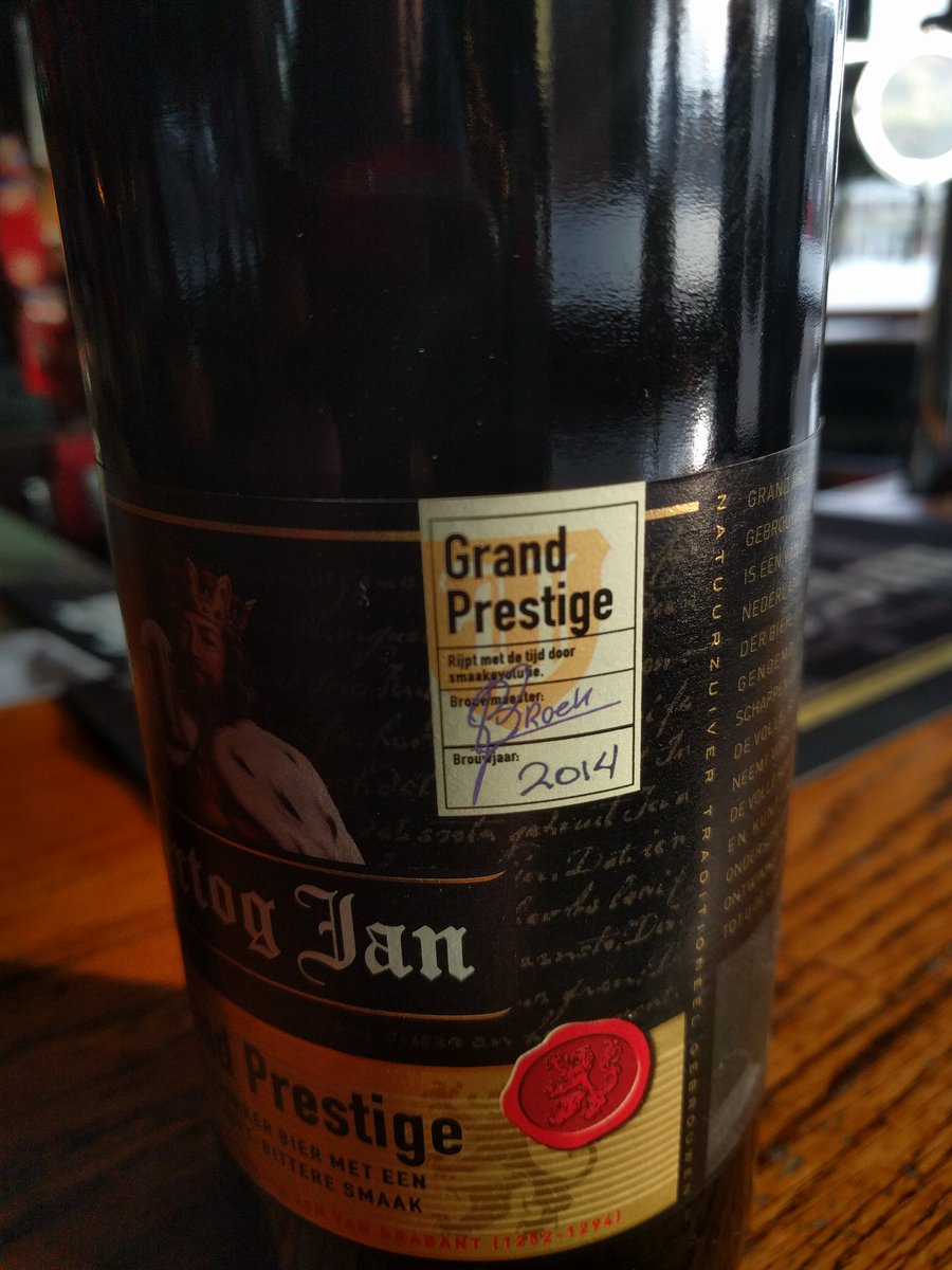 Let op! Hertog Jan Grand Prestige aktie. 
Volg ons op Facebook.com/CafeDeOudeSluys.