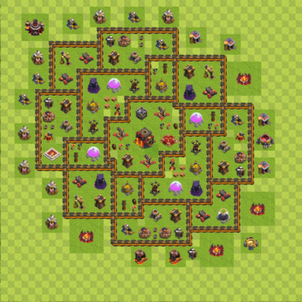 BUILDER_COC's tweet photo. TH10 WAR BASE #ClashOn https://t.co/T0RWxtQYA1