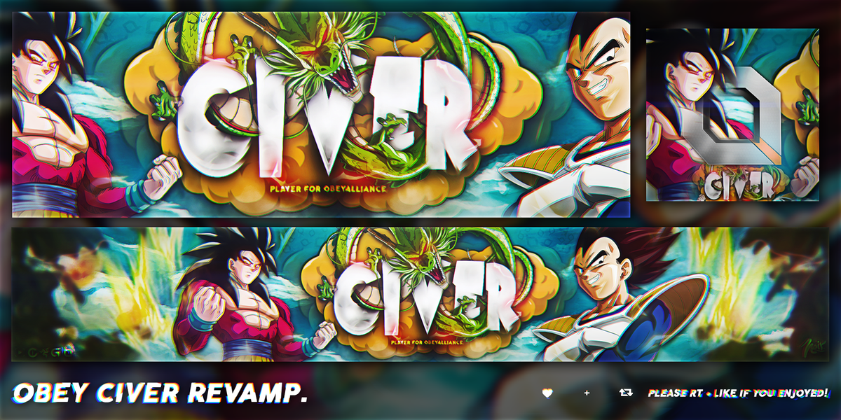 Brvxtons's tweet image. Social Media Revamp for @ObeyCiver 'DBZ theme'

All RT's &amp;amp; Likes are greatly appreciated!