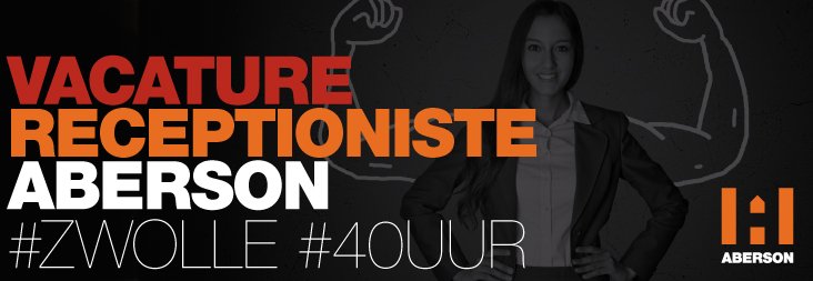 Collega gezocht!! #vacature #zwolle #receptioniste #40uur
aberson.nl/37-vacatures.h…