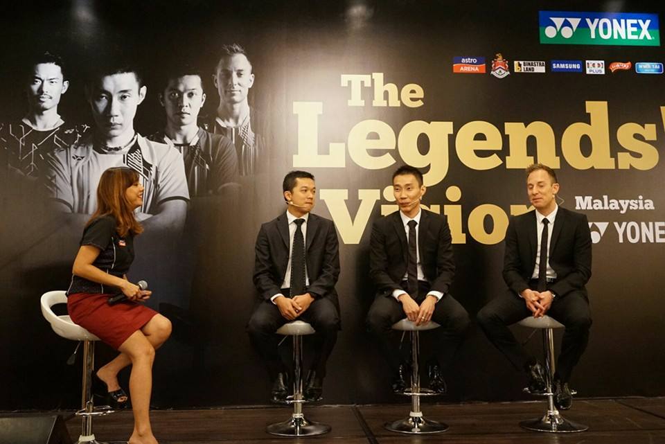 BadmintonNow's tweet photo. #LegendsVisionMY | Lee Chong Wei, Peter Gade & Taufik Hidayat. https://t.co/30IKaTSn2m