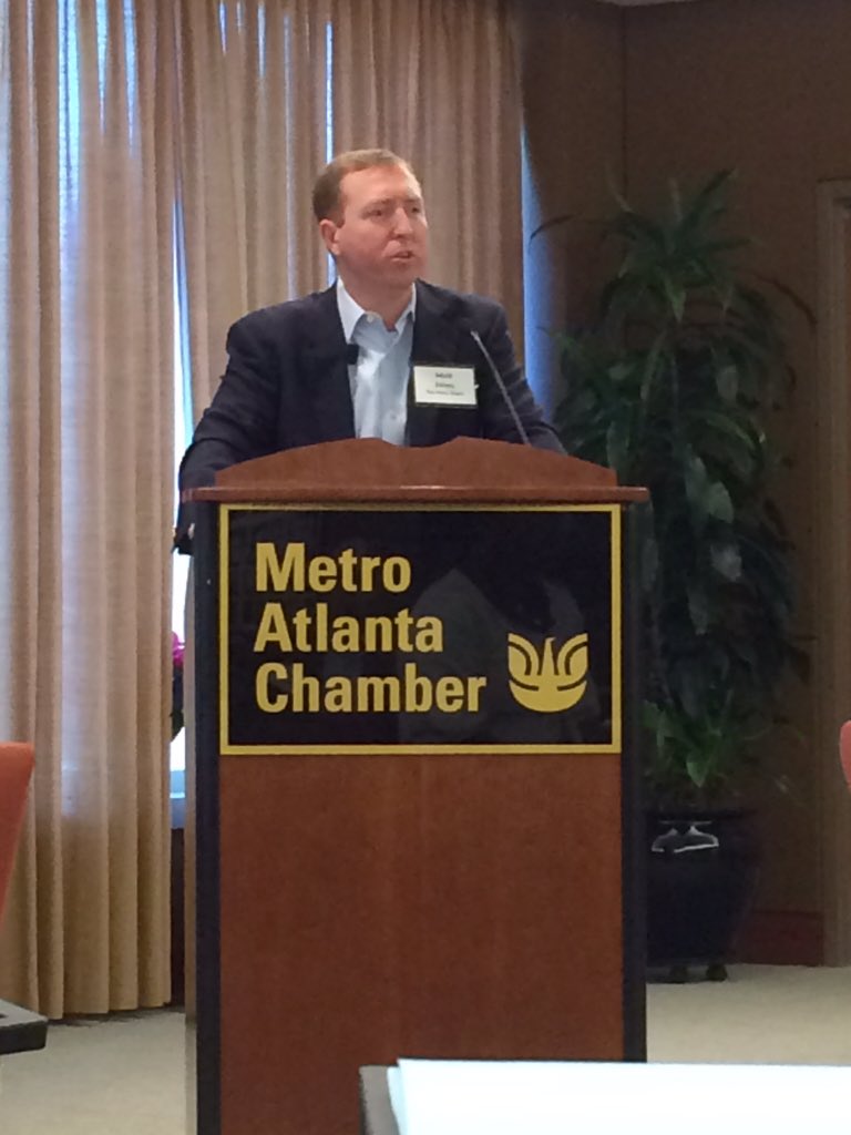 StephenSAdkins's tweet photo. @atlchamber #macoc "interconnected retail" - Matt Jones of Home Depot https://t.co/z81PSy3pRu
