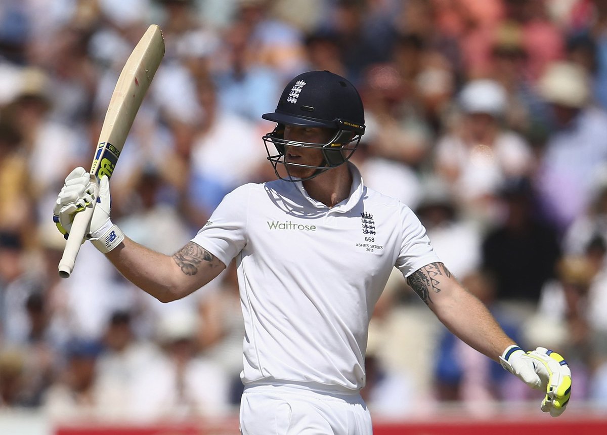 englandcricket's tweet photo. .@benstokes38 is back with a bang. Brilliantly brutal ball-striking takes him to a 97-ball ton. 19 fours, 1 six. https://t.co/NlO4mxXWQi