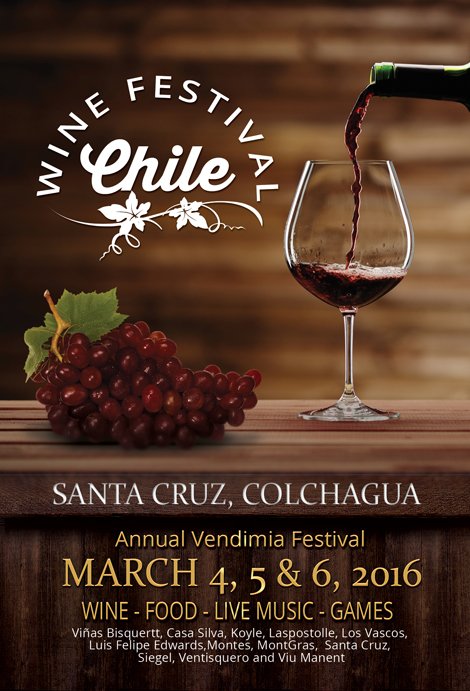 ColchaguaTours's tweet photo. The 2016 #Vendimia #WineFestival in Santa Cruz, #Colchagua #Chile will take place March 4, 5, &amp; 6th. #Travel #Luxury https://t.co/RekQqVNELo