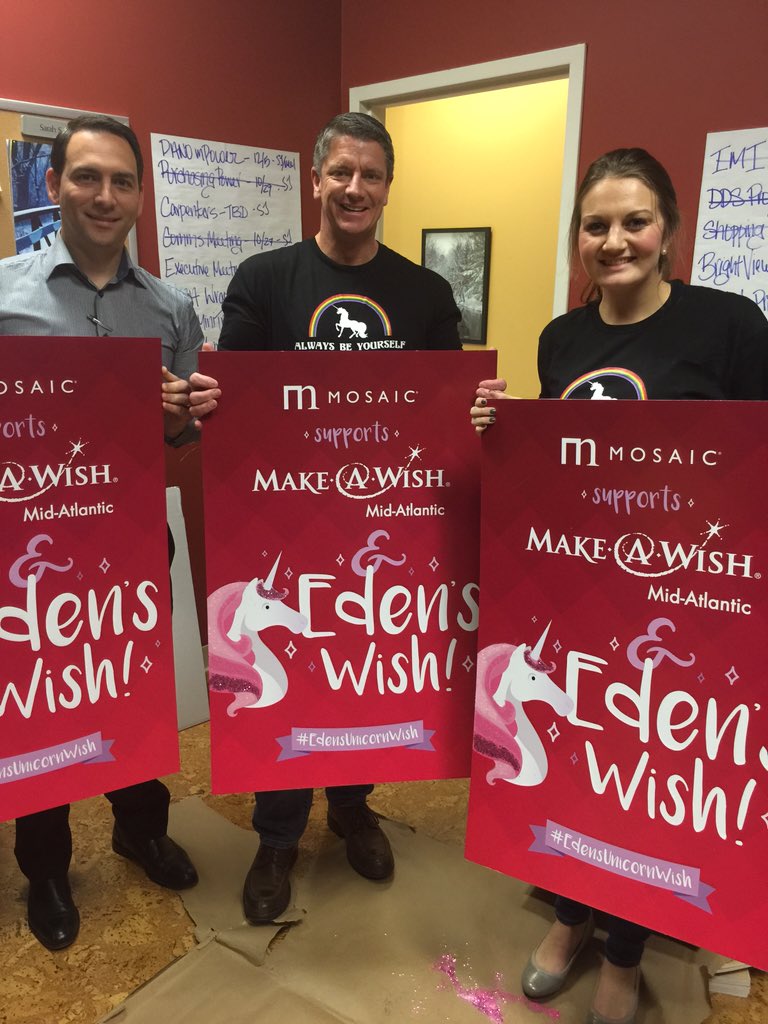 huskergirl84's tweet photo. Can't wait to support Eden's wish today with @WishMidAtlantic #edensunicornwish @Tim_Keagy @McKeeMouse_ @MOSAICbuzz https://t.co/2Tk2FvVpbw