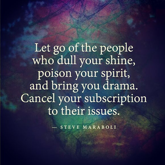 Don't let your life be defined by toxic people and their need for drama. Don't fall prey t… ift.tt/1RmheE1