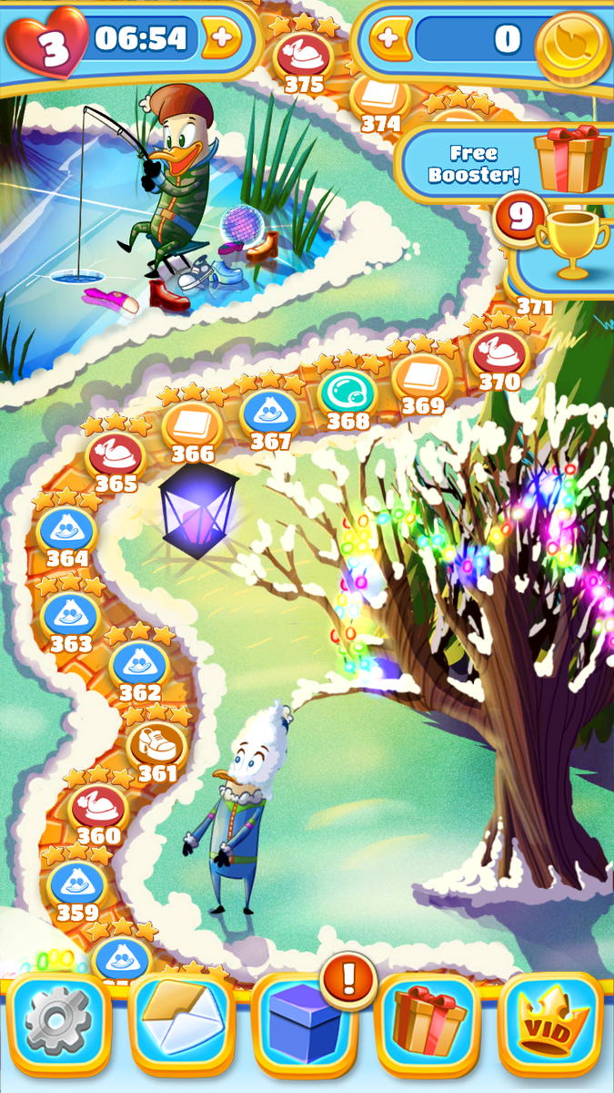 SkylineSkaters's tweet photo. New #DiscoDucks #Christmas levels out now! Play up to level 375! :) #AppStore #PlayStore https://t.co/WqkO4wswri