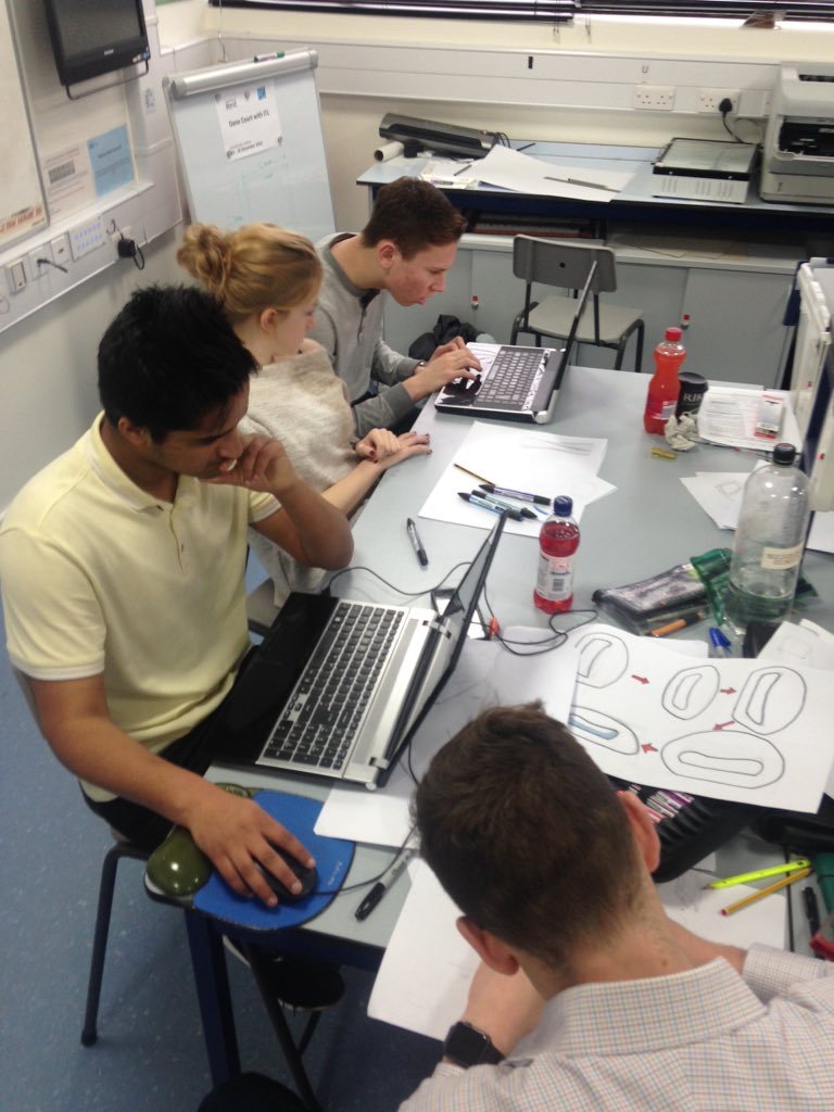 LangtonDesign's tweet photo. #ravegen project underway @UniKent working with Product Designer Chris Corbett from @Pavegen #legend @EDTSouthEast https://t.co/MewkYCPKn7