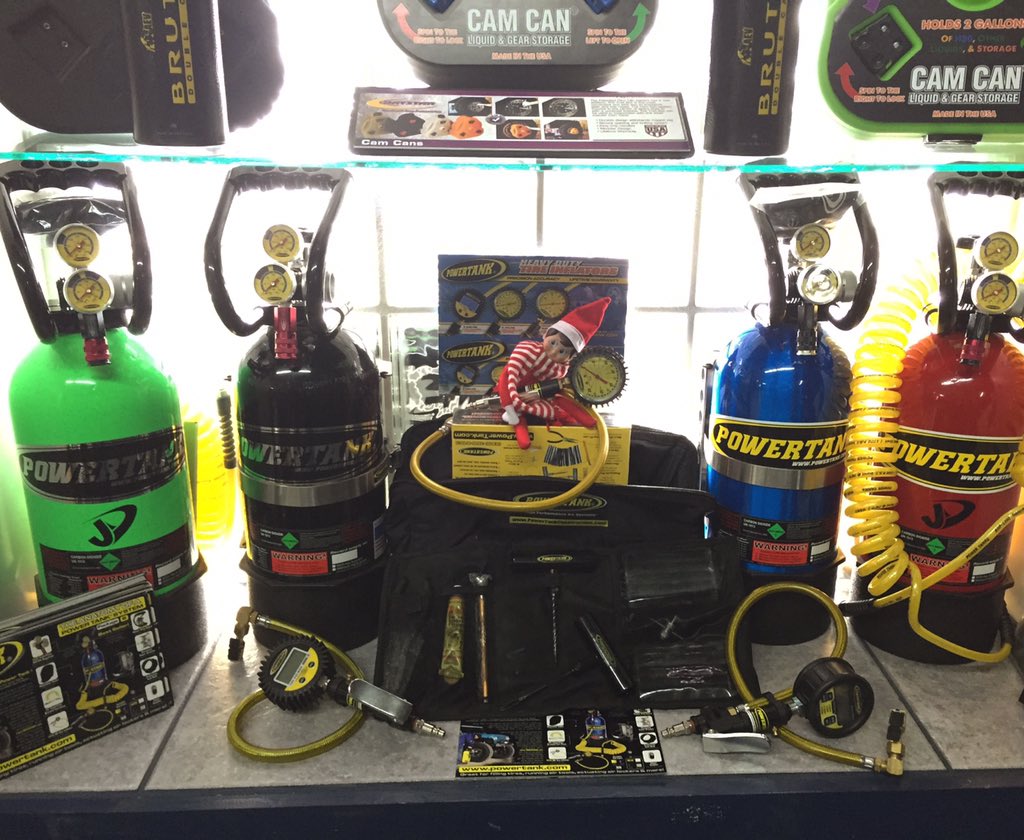 #Wrangler is ready for wheeling this holiday season with these #Powertanks he found!  #jeepersden #elfontheshelf