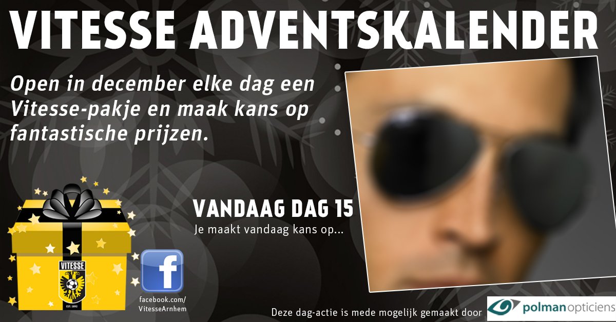 Wil jij een mooie #RayBan zonnebril van <a href="/PolmanOpticiens/">Polman Opticiens</a> winnen? Doe mee via bit.ly/1OsKOpH #Vitesse