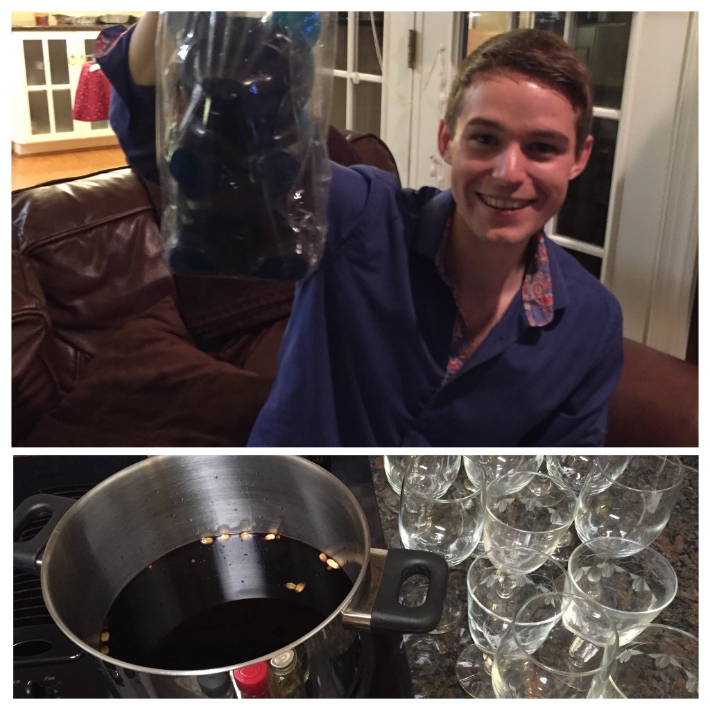 Symbionticism's tweet photo. Giant gummy and Glogg inspired by Ivan Wallin. What more could you ask for at a holiday party? w @ABrooksy19 et al. https://t.co/dINjuvIekC