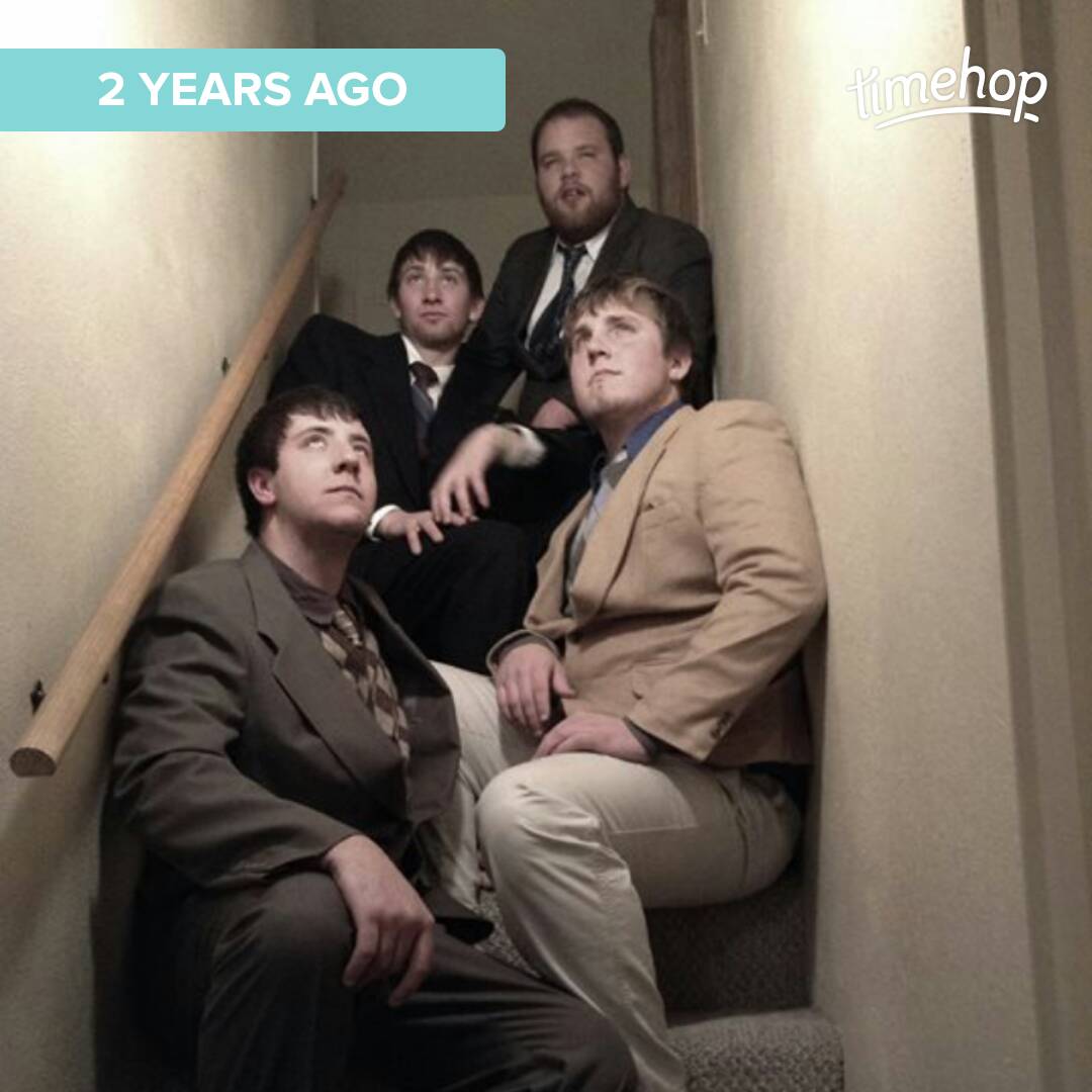 cmorton2255's tweet photo. Exactly 2 years ago today! via @timehop man we clean up nice! @jdidsack @bartdavey4 @aguyfrommn https://t.co/nwAsZ5Qv3T