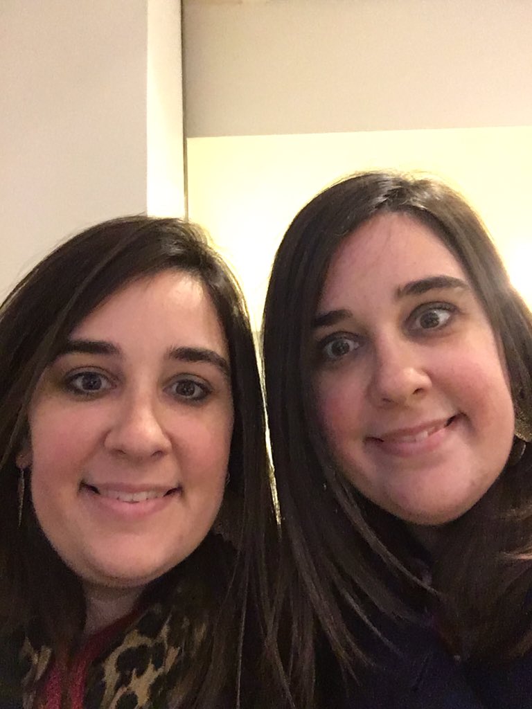 LilMsAllie's tweet photo. Looks like America will see double on The View this AM (we're twins!). Thanks for the tix, @1iota! #KnowYourView https://t.co/UX3FHKcW0n