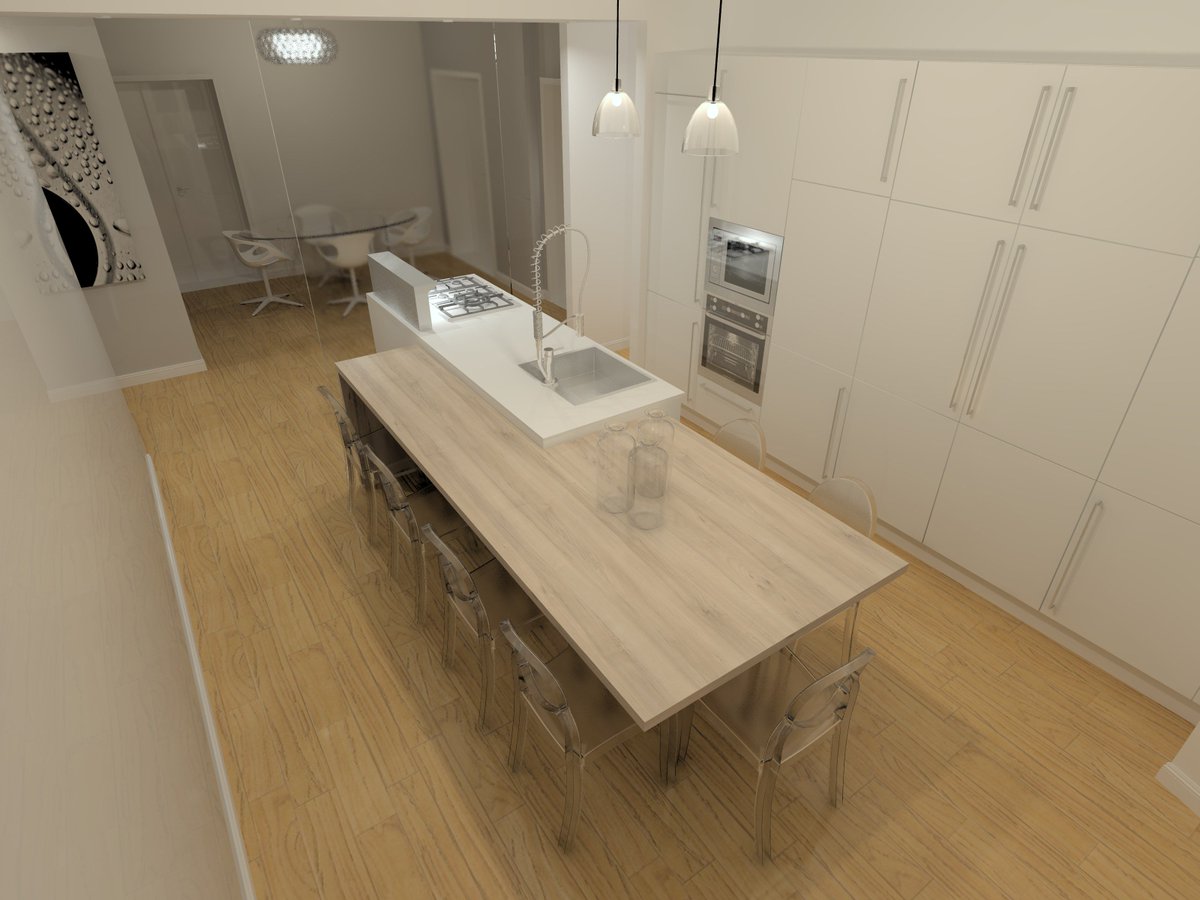 me_rinaldi's tweet photo. #LiFECUCINE #ROMA #VIATOPINO #LACCATOOPACO #BIANCO #GOLA #design 
Progetto isola con parete colonne,tavolo legno https://t.co/EjXDXD1n6Z