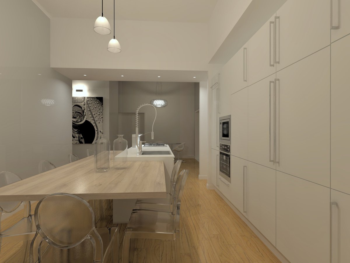 me_rinaldi's tweet photo. #LiFECUCINE #ROMA #VIATOPINO #LACCATOOPACO #BIANCO #GOLA #design 
Progetto isola con parete colonne,tavolo legno https://t.co/EjXDXD1n6Z