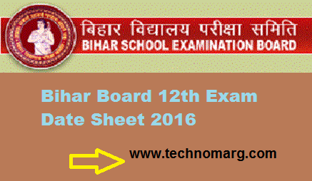 Bihar board 12th time table 2016: science, arts, commerce, vocational
technomarg.com/2015/12/15/bih…