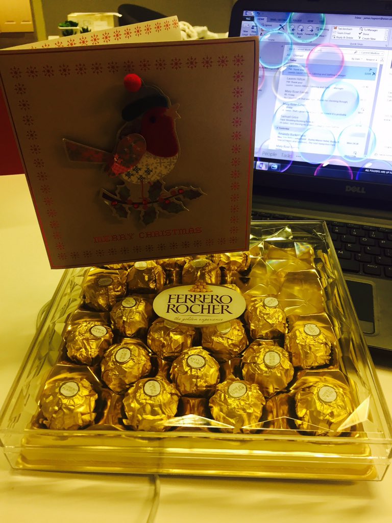 Thank you for the chocolates <a href="/PrintbayUK/">Printbay Creative</a> !!! They won't last long in this office 😋😋😋
