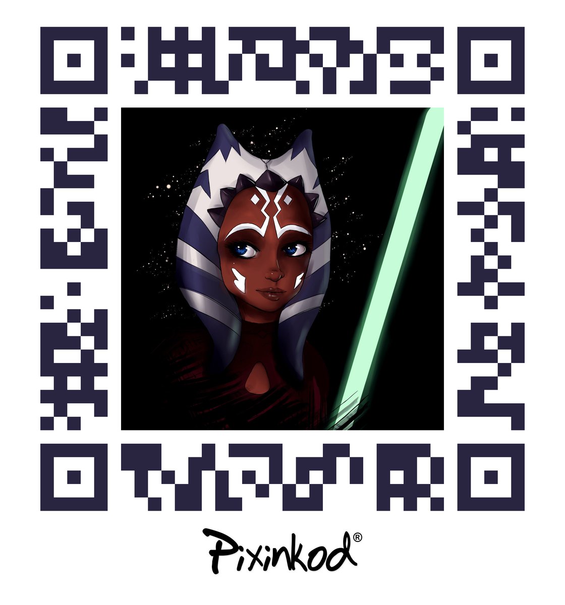 Pixinkodcom's tweet photo. #StarWars The force awaken #tribute to #ahsoka tano by #Pixinkod https://t.co/QhsIpjc8fv