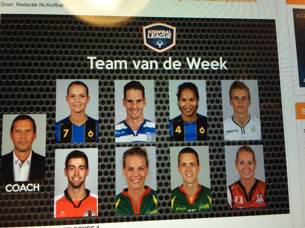 RonRaterman's tweet photo. In het team van de week @Maaike18 @DOS46  @NLKorfbal https://t.co/1yS4pnvnXM