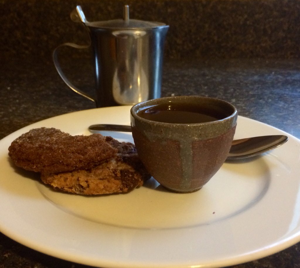 Drink your tea in style. ART SALE at Fritz this weekend. #Embraceyourinnerteasnob #buylocal #feedartists