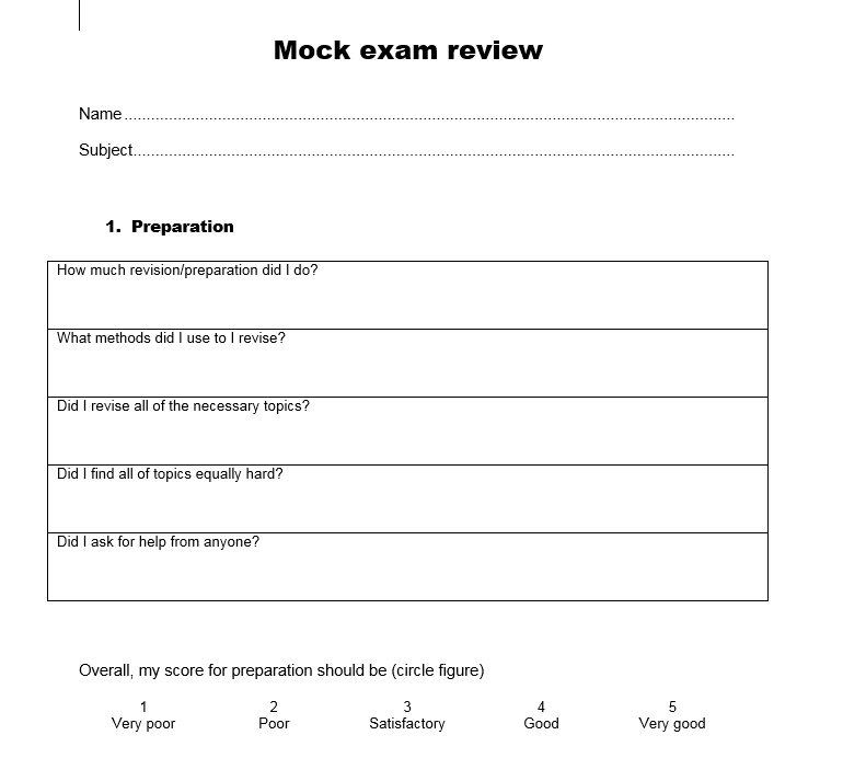 TSRTeachers's tweet photo. Help your students learn from their mock exams with our free exam self-assessment sheet https://t.co/2dLkC6T1GK https://t.co/3IU7zWdlRp
