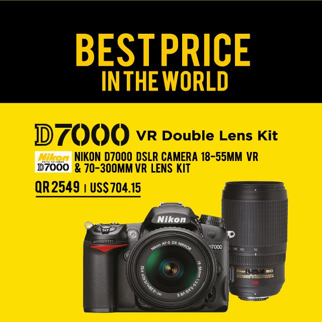Qatar Duty Free on Twitter "Introducing Nikon D7000 DSLR camera with