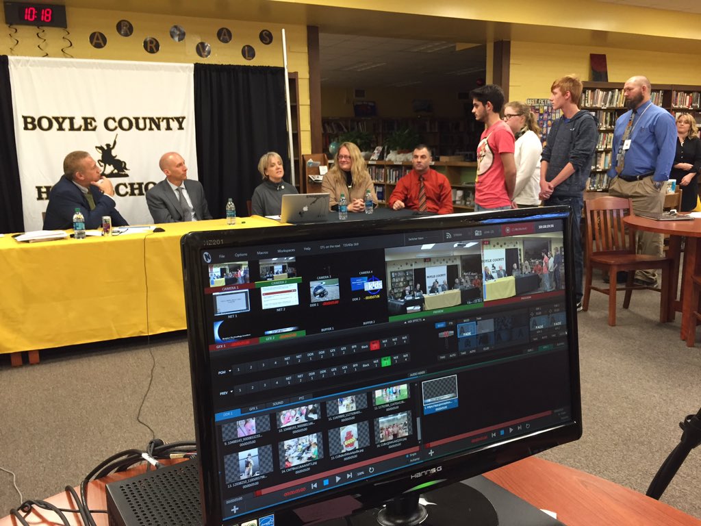 KETSCSC's tweet photo. Different view of the district webcast at Boyle County High School. #MakingITbetterKY https://t.co/XTel9FJGfk