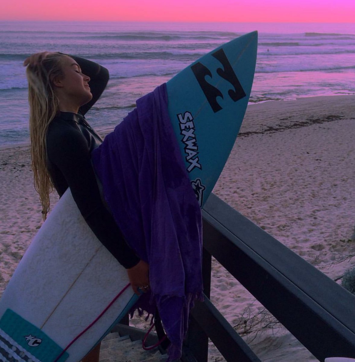 Soul_Surfer66's tweet photo. #surfergirl @emi_campbell @billabongwomens #pink #laydays #surf #surfing #surflife #coastal #beach #beachlife https://t.co/KQtCv22AEo