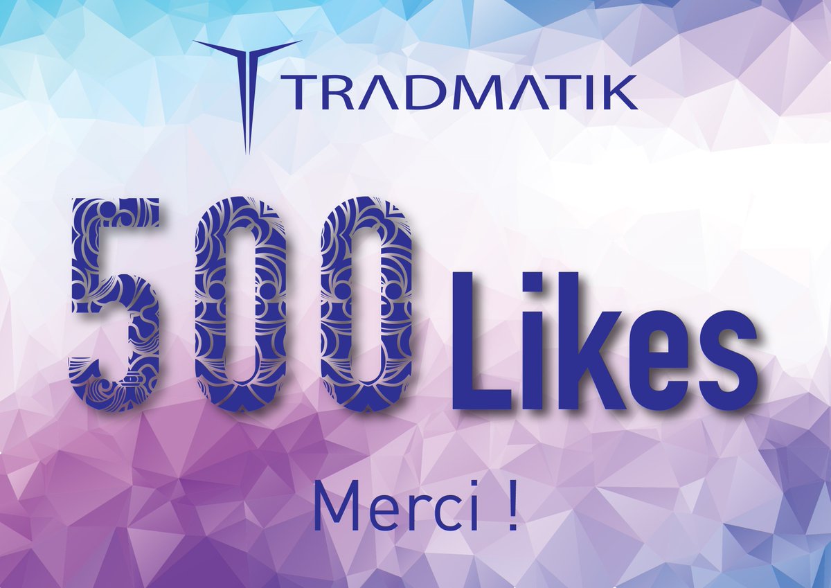 Tradmatik's tweet photo. Merci à tous pour votre soutien !! https://t.co/iqPZFjiDJA