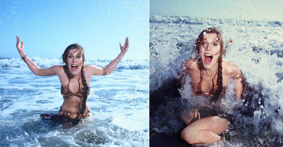 Thisisnotporn's tweet image. Carrie Fisher as Princess Leia in Rolling Stone Magazine, 1983. bit.ly/1m43IaV #StarWars
