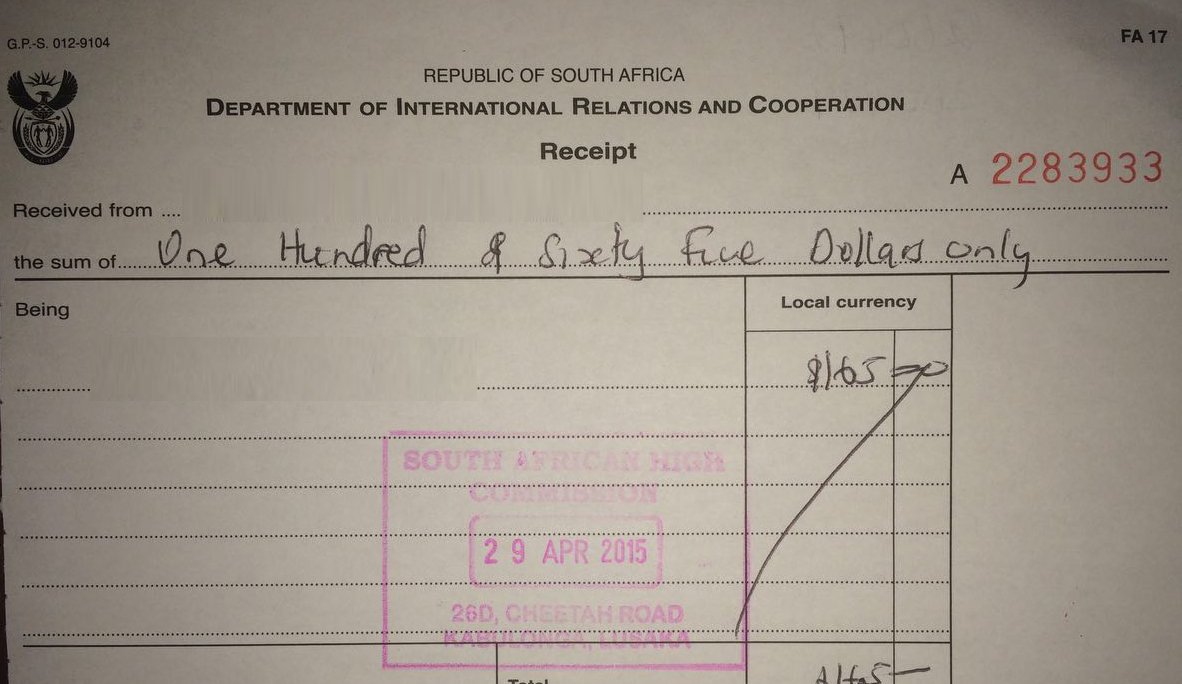 ZR6RON's tweet photo. @HomeAffairsSA 
How do we get an ADC for our application?  The folks in Zambia say 1 year, maybe 2!. https://t.co/fPtYpIk1FH