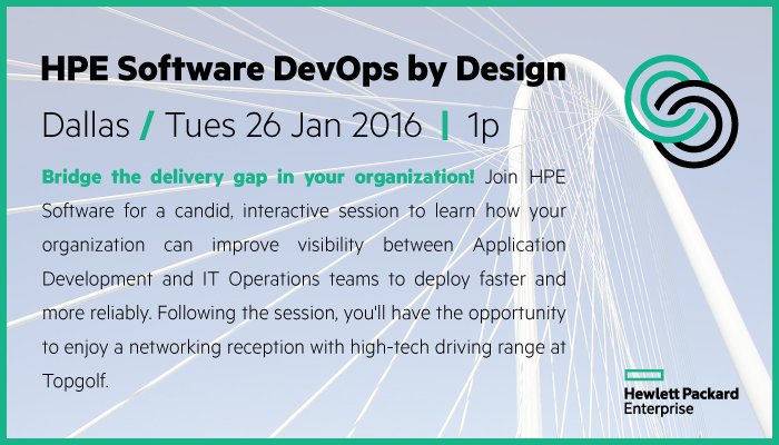 OpenTextDev's tweet image. ⛳ Dig into #DevOps w/ @HPESoftware and have fun at @TopgolfDallas. Jan 26. bit.ly/1HYOiiF