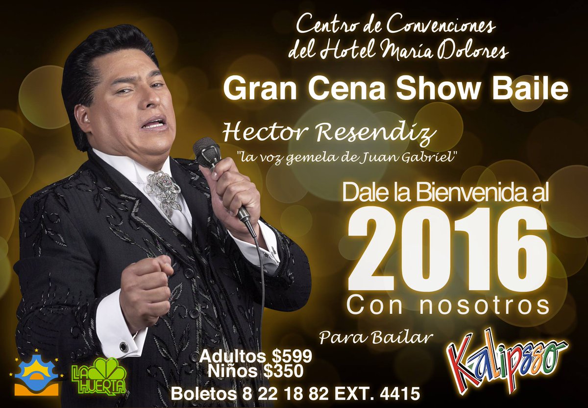 MariaDoloresSLP's tweet photo. Este #FinDeAño celebralo con una gran Cena Show Baile en el Centro de Convenciones del #HotelMariaDolores #SLP https://t.co/XYeDf6E0Q5