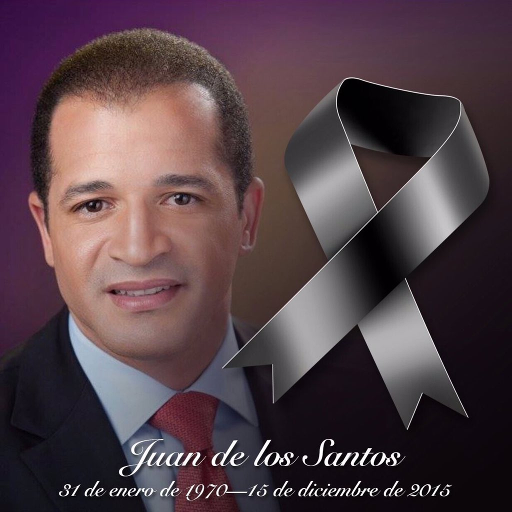rcavada's tweet photo. Mis condolencias a la familia de Juan de los Santos. Paz a su alma. https://t.co/BvZDP43enP