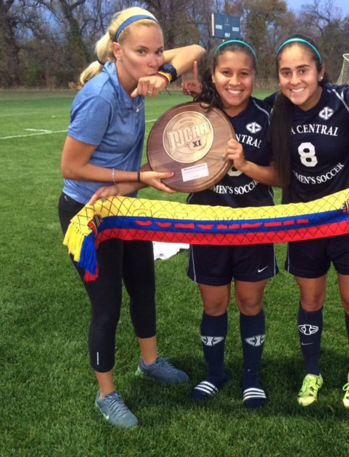 ICWSoccer's tweet photo. Congrats to Carolina &amp;Leicy 4 the call to play w the Colombian National Team in China in early January ! #gotritons https://t.co/AebsanOzrM