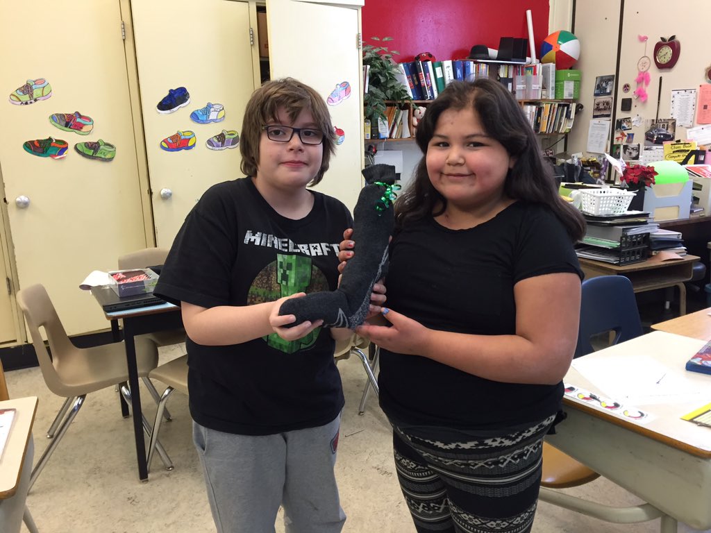 reader112's tweet photo. Christmas socks filled for the homeless! @CoronationParkS @RegPublicSchool #generosityproject https://t.co/jOdzzx6WH0