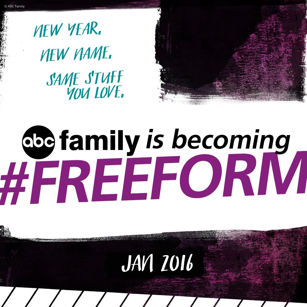 .<a href="/ABCFamily/">ABC Family</a> is changing its name to Freeform this January! Get excited!