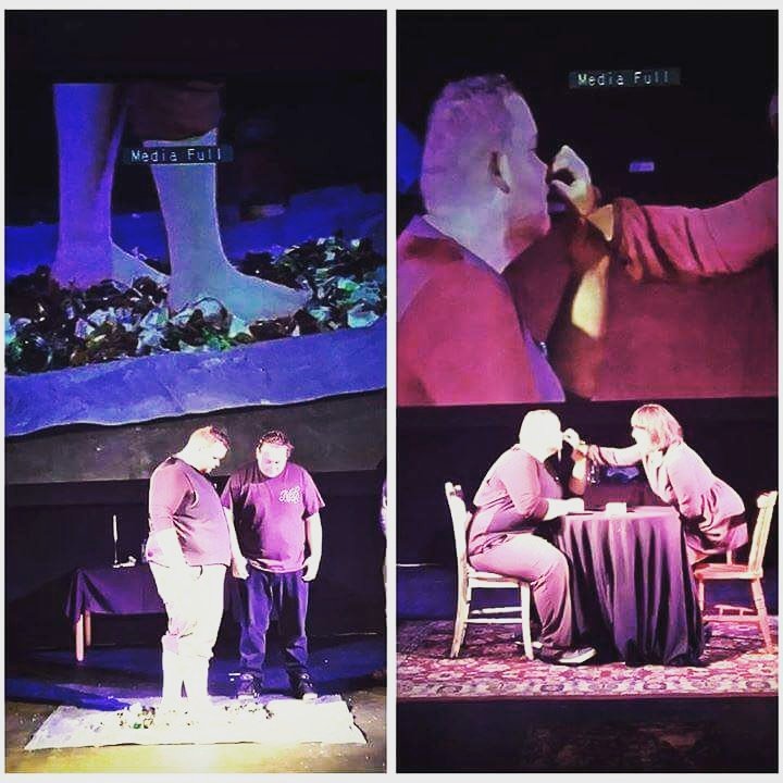 RealDeanJacob's tweet photo. Just a little photo from my hometown show of me walking on broken glass and having a nail I hammered up my nose out https://t.co/SYeJrFL7cr