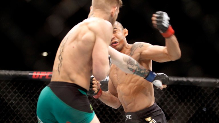 SkySports's tweet photo. Jose Aldo wants a rematch against @TheNotoriousMMA after his 13-second KO defeat https://t.co/YbLnfllaht https://t.co/octRTI6RPw