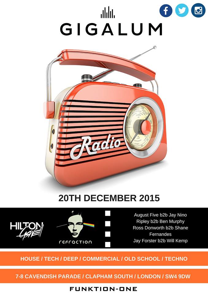Gigalum's tweet photo. Getting into the festive mood Sunday w/ @refractionpr Official Christmas Party! #Gigalum #Freeentry 3pm https://t.co/FUhSMzSUy3