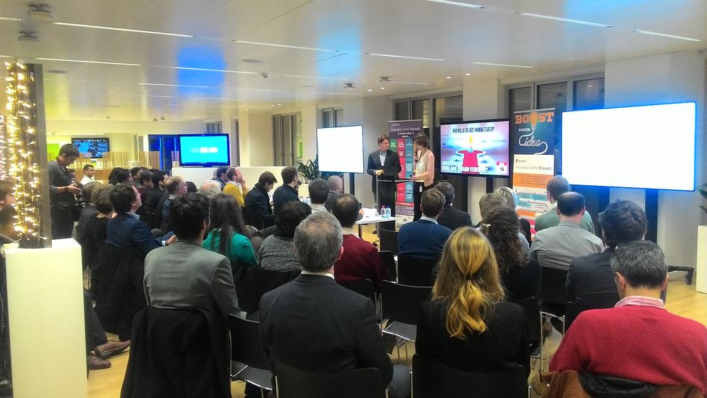 BatizSheila's tweet photo. The #boostcamp8 final @MICBRUSSELS is back!! Happy to be here once again 🙋 https://t.co/v4X9l6ybDv