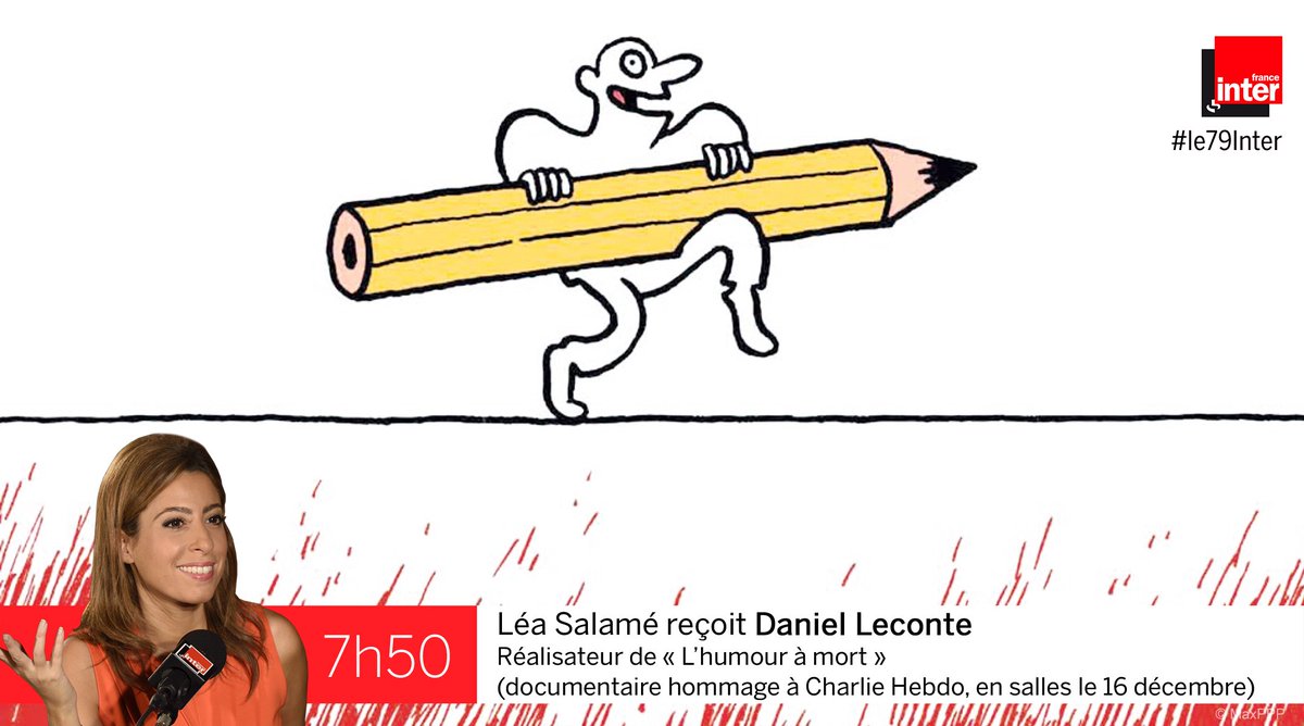 franceinter's tweet photo. Daniel Leconte est l'invité demain à 7h50 de @LeaSalame ► https://t.co/B0cETwNtwt #le79Inter #CharlieHebdo https://t.co/Mm7qx27Ra1