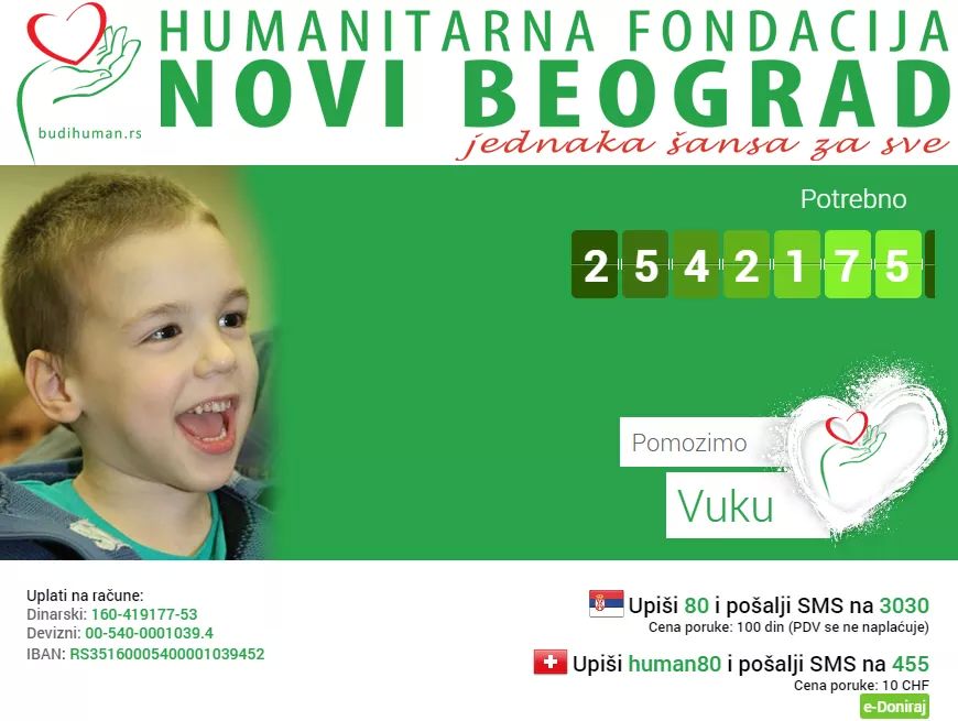 Za naseg borca Vuka. Sms: 80 poslati na 3030. Hvala!!! Molimo RT <a href="/popov_ena/">Popov Ena</a> @StavMladih <a href="/indiraradic/">INDIRA RADIC</a> <a href="/24minuta/">24 minuta</a>