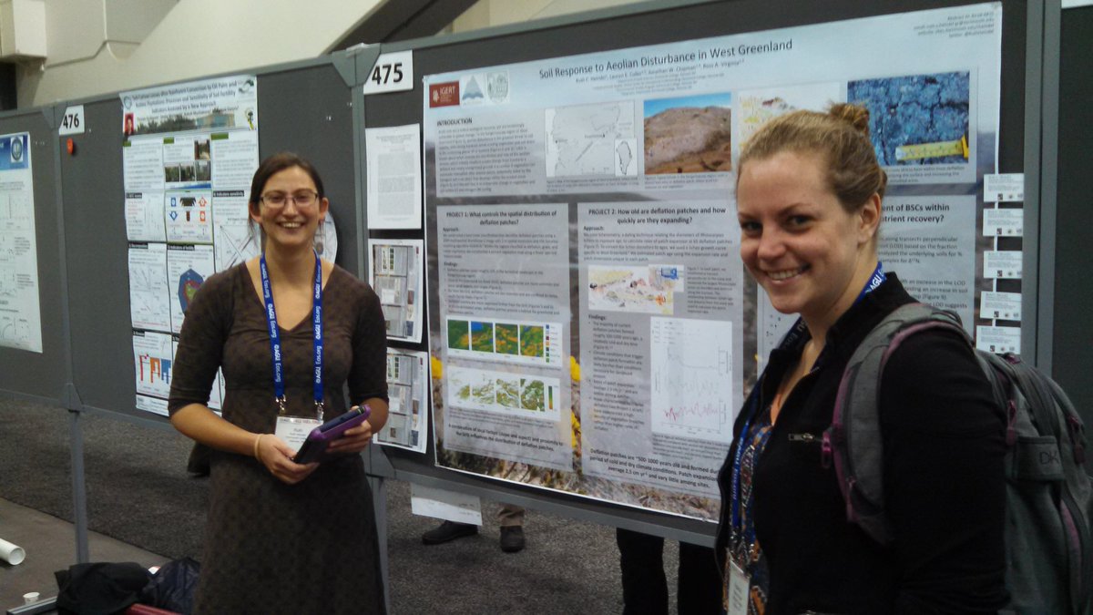 leculler's tweet photo. #lichenometry at #AGU15 by @RuthHeindel @RVirginiaPolar @DartArctic https://t.co/C992MCNWck