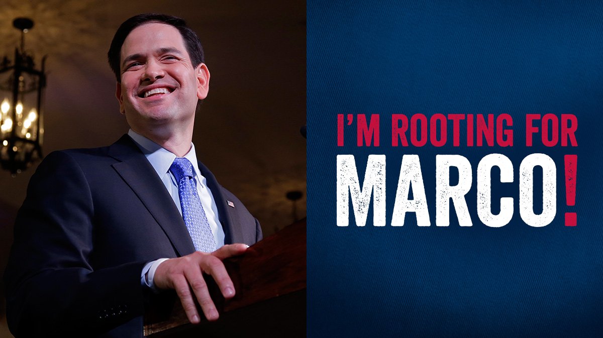 Retweet if you're rooting for Marco tonight in the #GOPDebate!
