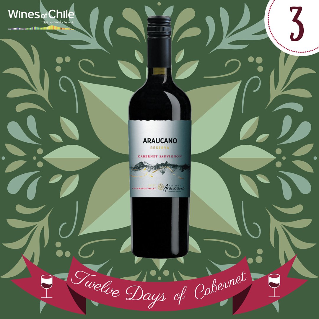 LatinoFoodFest's tweet photo. @DrinkChile Day 3 of #12DaysofCab! @FrancoisLurton #Araucano Cab Sauv- berry &amp; #vanilla https://t.co/978a9yxwaW https://t.co/QwxRMe0ALq