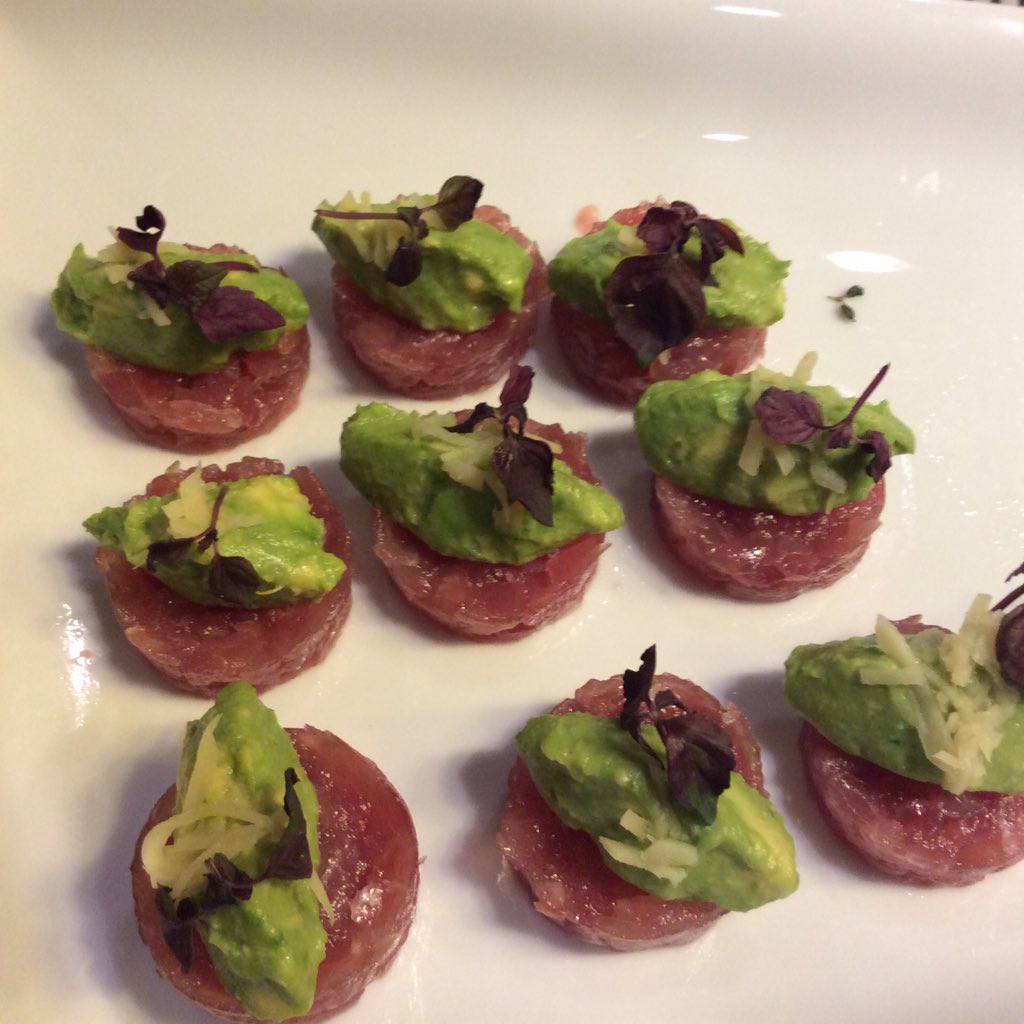 CapriFrankfurt's tweet photo. What's on at #Caprifrankfurt - guest get together with canapés and gluhwein #Gluehwein #canapes #caprifrankfurt https://t.co/pFo2RjnAcl