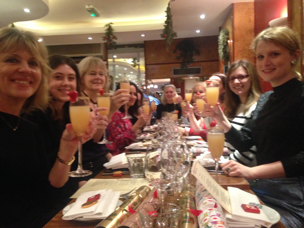 HB's tweet photo. Raising a glass to wish you all a very Merry #Christmas from the team at @HB (on our Christmas lunch @FortyDeanSt). https://t.co/6OUyLDJUlr