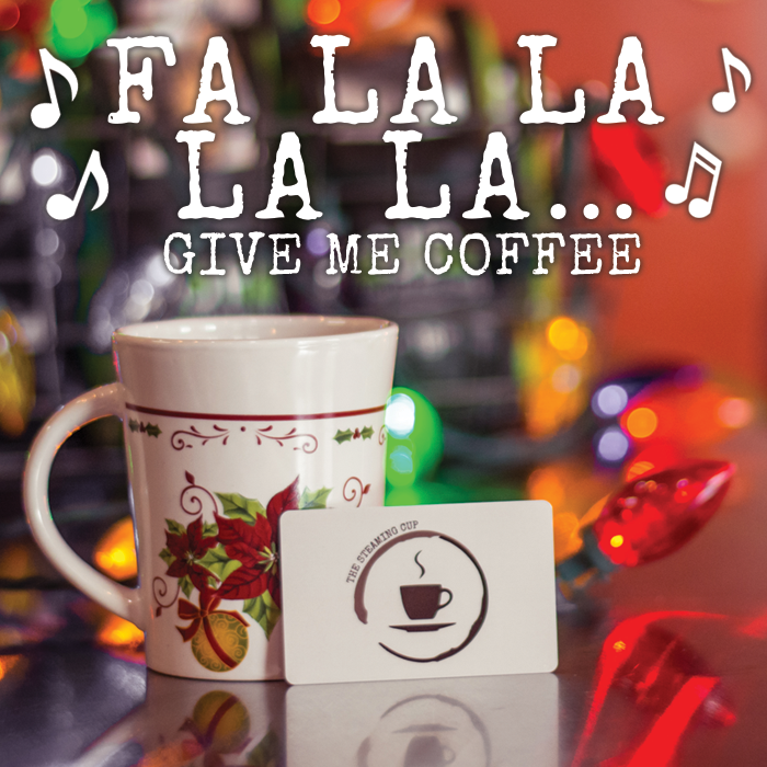 Earn some Cup Bucks this #Christmas w/ the purchase of Gift Cards!
#DeckTheHalls #Coffee